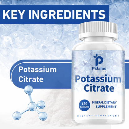 Pslalae Potassium Citrate Capsules – Mineral Dietary Supplement | 120