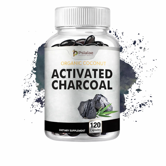 Pslalae Activated Charcoal Capsules – Plant-Based Supplement | 30 60 120