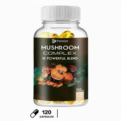 Pslalae Mushroom Complex Capsules – Plant-Based Wellness Blend | 30 60 120