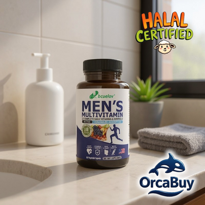 Bcuelov Men's Vitamin and Mineral Supplements | 30 60 120