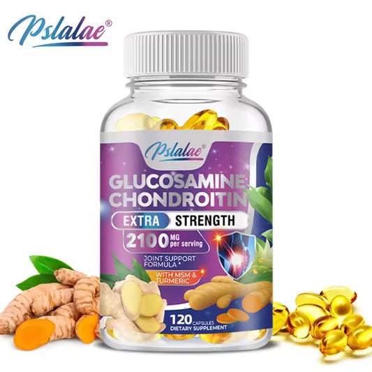 Pslalae Glucosamine Chondroitin - with Turmeric, Boswellia, Quercetin | 120