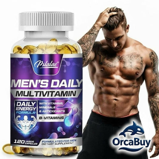 Pslalae Men’s Daily Multivitamin – Immune & Energy Support | 30 60 120
