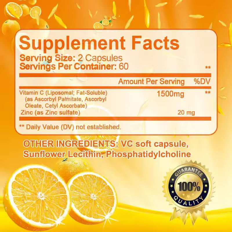 Balincer Liposomal Vitamin C - Fat Soluble Vitamin C | 120