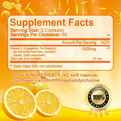 Balincer Liposomal Vitamin C - Fat Soluble Vitamin C | 120